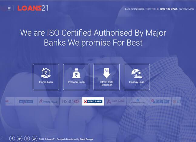 Loans21 Website design & development Loans21 Website design & development